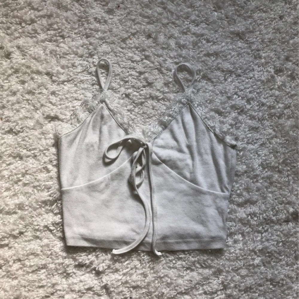 White Lace Tank